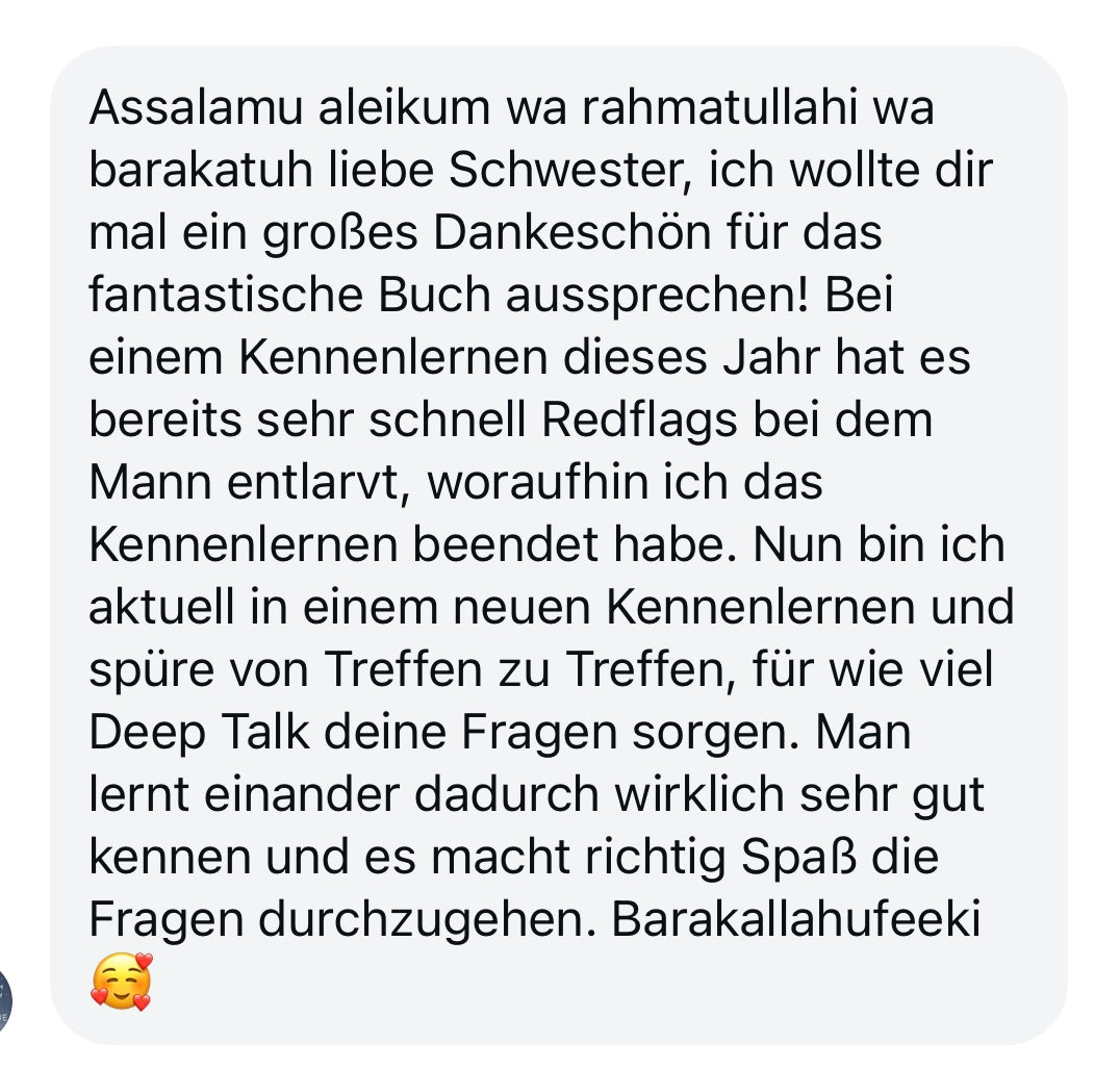 +300 Kennenlernfragen für eine muslimische Ehe